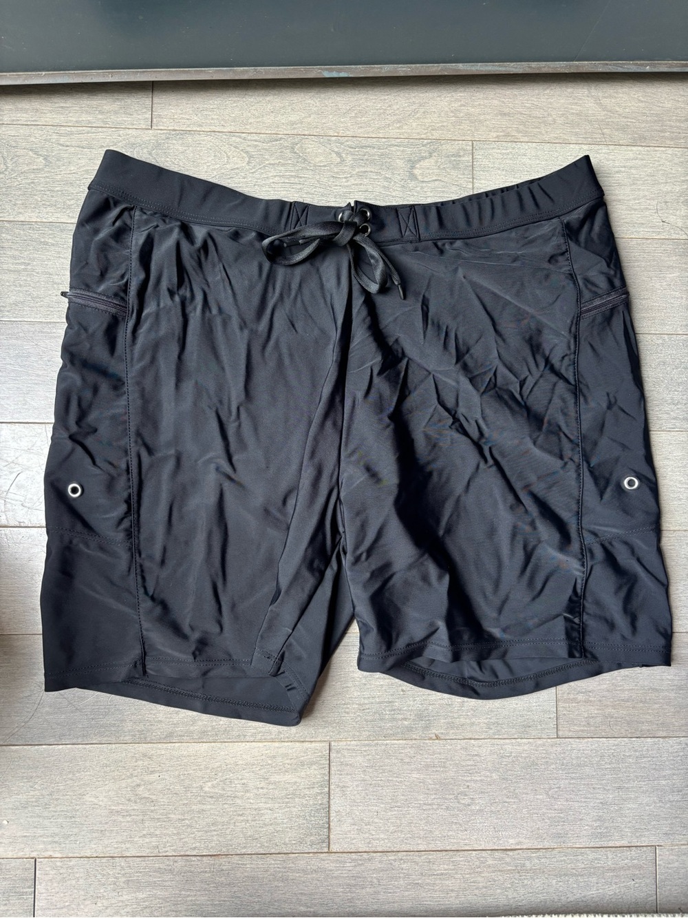 Men’s Ekouaer Black Board Shorts Swimming Swim Trunks Pool Summer Beach Water XL